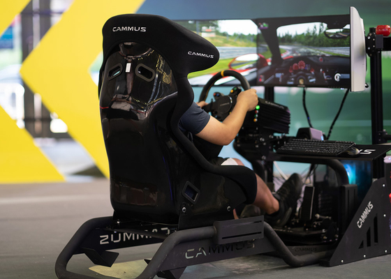15Nm Servo Motor Drive Racing Game Cockpit , Arcade Racing Simulator